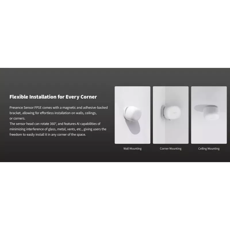 Smart-Home-Präsenzsensor, Modell: FP1E PS-S03D, Aqara
