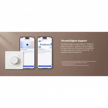 Aqara Dimmer Switch H2 EU Weiß Lichtschalter Aqara KD-R01D