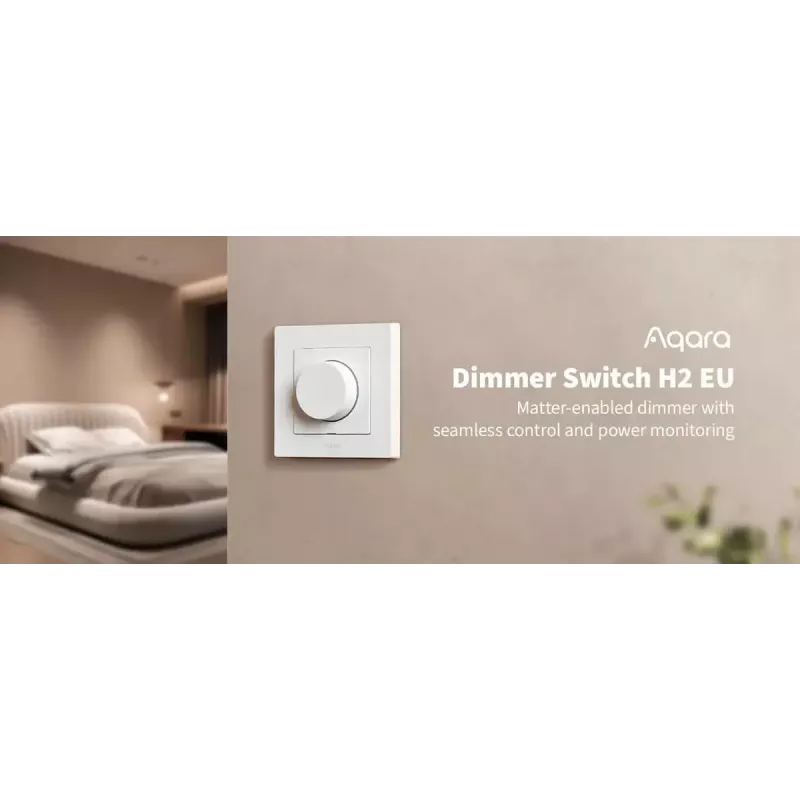 Aqara Dimmer Switch H2 EU Weiß Lichtschalter Aqara KD-R01D