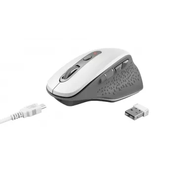 Trust Ozaa Maus Büro Rechtshänder RF Wireless Optisch 2400 DPI