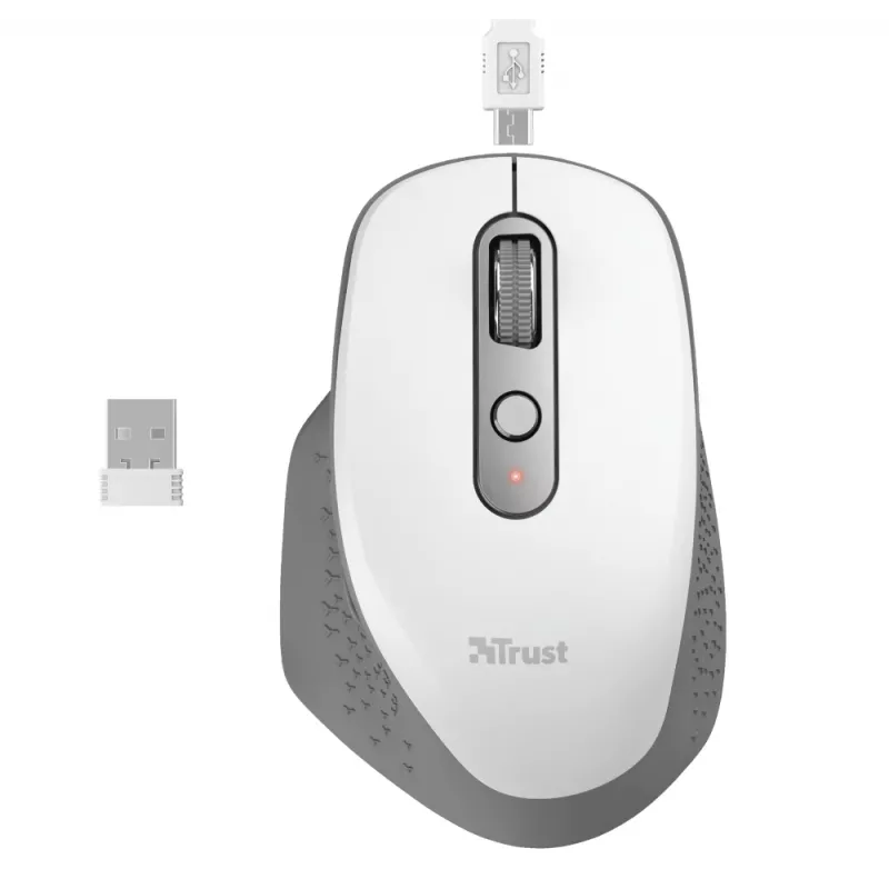 Trust Ozaa Maus Büro Rechtshänder RF Wireless Optisch 2400 DPI