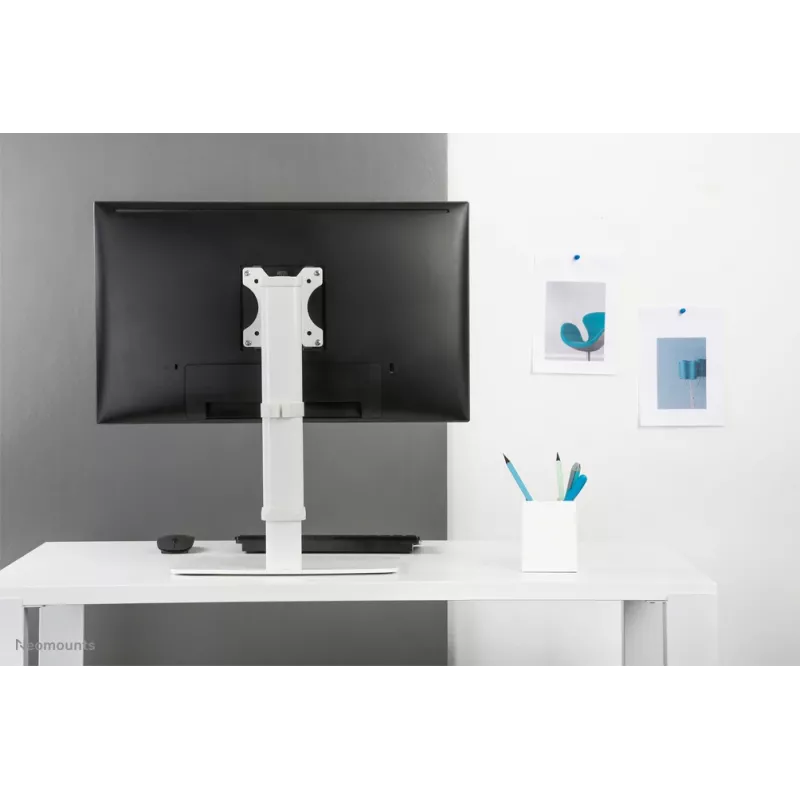Neomounts FPMA-D890WHITE Monitorständer 10-30 Zoll, freistehend, 6 kg, 25,4 cm (10 Zoll), 76,2 cm (30 Zoll), 100 x 100 mm, Weiß