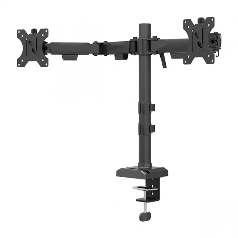 Neomounts DS60-600BL2 Monitorarm 10-32 Zoll - Schnellfixierung - 180°-Anschlag