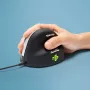 R-Go Tools Ergonomische Maus R-Go HE Break mit Break-Software, mittel (Handgröße 165-185 mm), rechtshändig, kabelgebunden, schwarz
