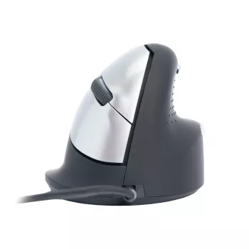 R-Go Tools Ergonomische Maus R-Go HE Break mit Break-Software, mittel (Handgröße 165-185 mm), rechtshändig, kabelgebunden, schwarz