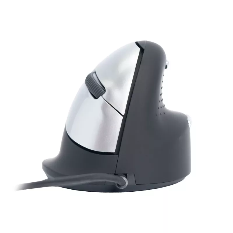 R-Go Tools Ergonomische Maus R-Go HE Break mit Break-Software, mittel (Handgröße 165-185 mm), rechtshändig, kabelgebunden, schwarz
