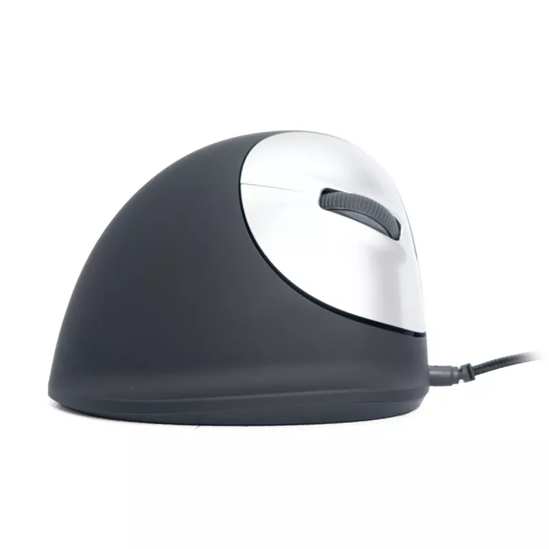 R-Go Tools Ergonomische Maus R-Go HE Break mit Break-Software, mittel (Handgröße 165-185 mm), rechtshändig, kabelgebunden, schwarz