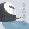 R-Go Tools Ergonomische Maus R-Go HE Break mit Break-Software, mittel (Handgröße 165-185 mm), rechtshändig, kabelgebunden, schwarz
