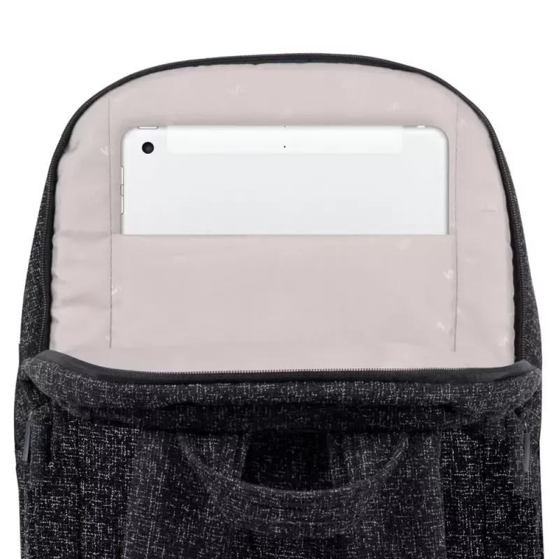 Backpack Rivacase 7962 39,6 cm (15,6 Zoll) Schwarz Weiß Tragegriff Schultergurt