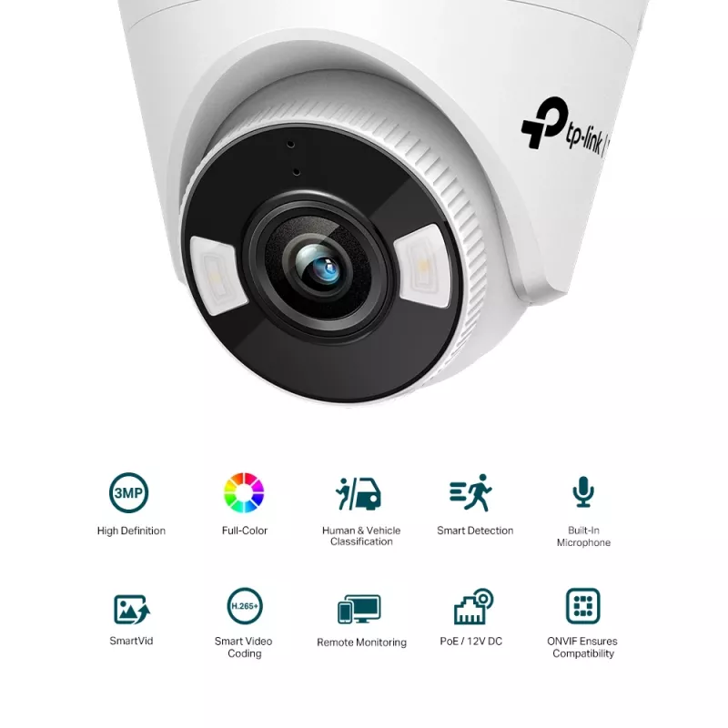 TP-Link VIGI C430 Dome IP-Überwachungskamera Innen- & Außenbereich 2304 x 1296 Pixel Deckenmontage