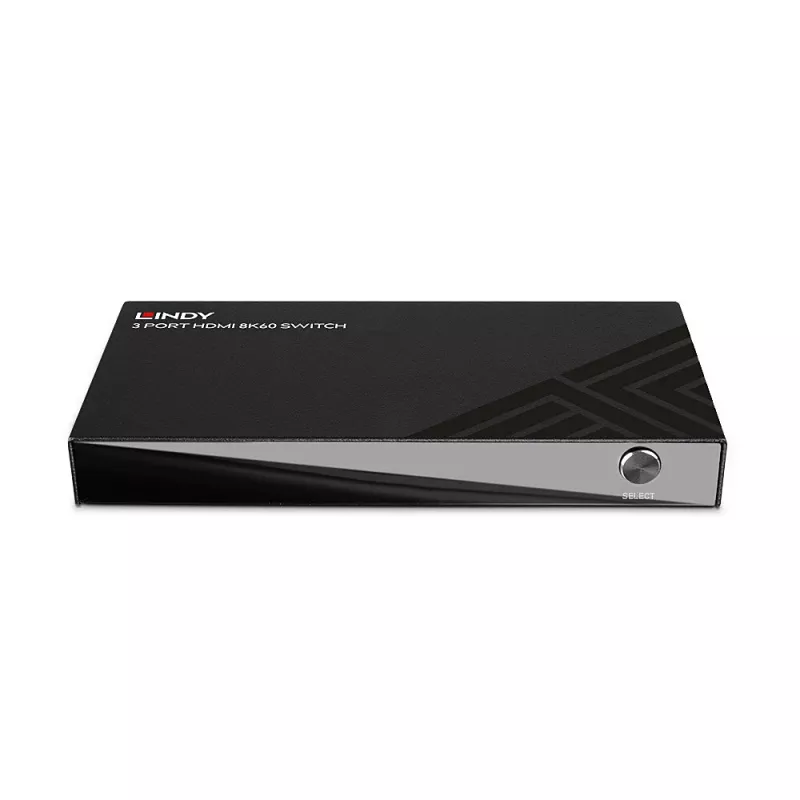 Lindy 3 Port HDMI 8K60 Switch HDMI USB Micro-USB Schwarz 4320p 48 Gbit/s