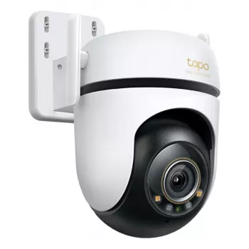 TP-Link Outdoor Pan/Tilt Sicherheits-Wi-Fi-Kamera SPEZ: 3K 5MP (2880x1620), 2,4 GHz, 2 × externe Antennen, 1 × Ethernet-Anschluss, horizontal 360°