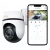 TP-Link Outdoor Pan/Tilt Sicherheits-Wi-Fi-Kamera SPEZ: 3K 5MP (2880x1620), 2,4 GHz, 2 × externe Antennen, 1 × Ethernet-Anschluss, horizontal 360°
