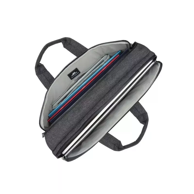 Aktentasche Rivacase Lantau 39,6 cm (15,6 Zoll) Schwarz Grau 8831 Schwarz MELANGE