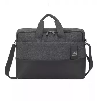 Aktentasche Rivacase Lantau 39,6 cm (15,6 Zoll) Schwarz Grau 8831 Schwarz MELANGE