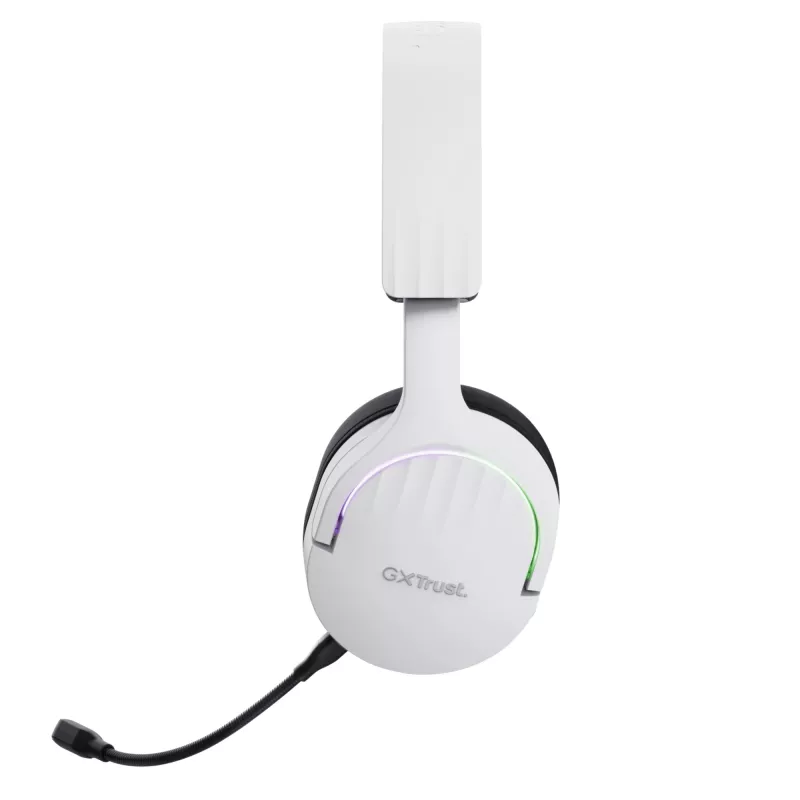 Trust GXT 491W FAYZO Headset Kabelgebunden & Kabellos Head-Band Gaming USB Typ-C Bluetooth Schwarz, Weiß