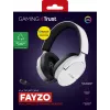 Trust GXT 491W FAYZO Headset Kabelgebunden & Kabellos Head-Band Gaming USB Typ-C Bluetooth Schwarz, Weiß