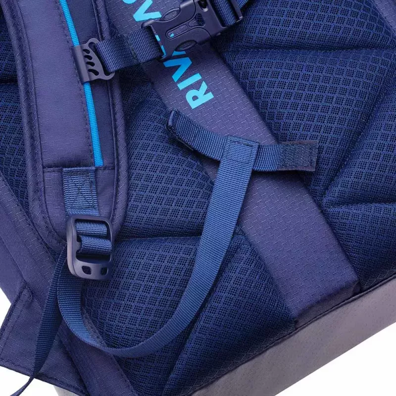 Backpack Rivacase Dijon 39,6 cm (15,6 Zoll) Blau 1 Fach Tragegriff Schultergurt