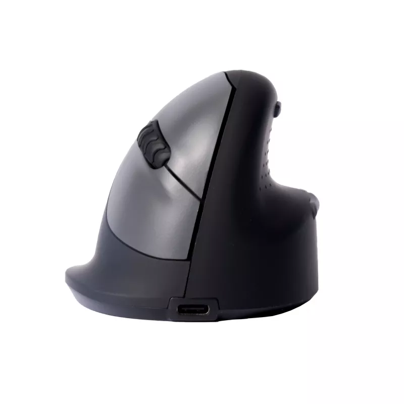R-Go Tools Ergonomische Maus R-Go HE Break mit Pausensoftware, groß (Handgröße ≥ 185 mm), für Rechtshänder, Bluetooth, schwarz
