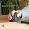 R-Go Tools Ergonomische Maus R-Go HE Break mit Pausensoftware, mittel (Handgröße 165-185 mm), für Rechtshänder, Bluetooth, schwarz