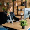 R-Go Tools Dokumentenhalter R-Go Flex Read, ergonomisch, mit weicher Schaumstoff-Handgelenkauflage, transparentes Acryl