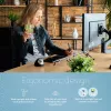 R-Go Tools Dokumentenhalter R-Go Flex Read, ergonomisch, mit weicher Schaumstoff-Handgelenkauflage, transparentes Acryl