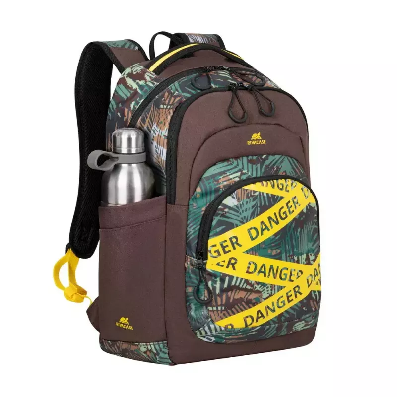 Rucksack Rivacase Erebus 39,6 cm 15,6 Zoll Khaki Tragegriff Schultergurt