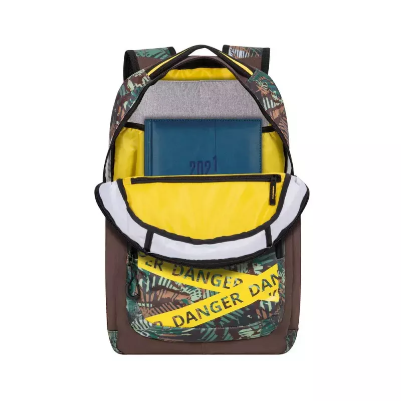 Rucksack Rivacase Erebus 39,6 cm 15,6 Zoll Khaki Tragegriff Schultergurt