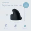 R-Go Tools Ergonomische Maus R-Go HE Break mit Pausensoftware, klein (Handgröße ˂165 mm), rechtshändig, kabelgebunden, schwarz