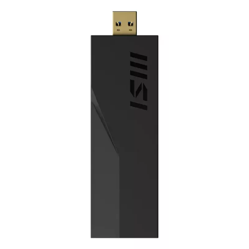 USB Stick MSI BE6500 WiFi7 USB 3.2 Gen 1 Dongle Schwarz
