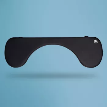 R-Go Tools Armlehne R-Go, ergonomisch, symmetrisch, mit Bauchausschnitt, weicher Schaumstoff, schwarz