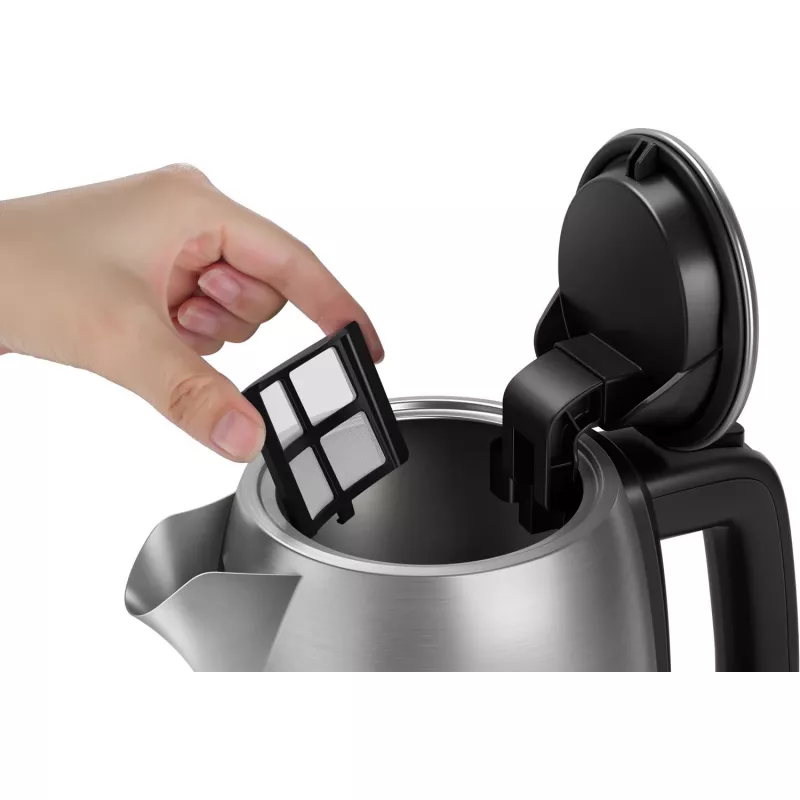 Elektrischer Wasserkocher Philips HD9359/90 1,7 L, 2200 W, Edelstahlgehäuse, schwarz metallic