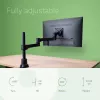 R-Go Tools Monitorarm R-Go Zepher Single, voll einstellbar, 0–8 kg Tragkraft, 100 % zirkulär, schwarz