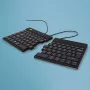 R-Go Tools Ergonomische Tastatur R-Go Split Break v2 mit Break-Software, ergonomische geteilte Tastatur, QWERTY (UK), Kabelgebunden, schwarz