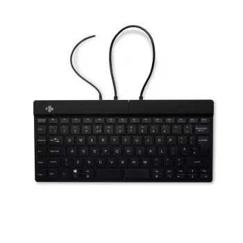 R-Go Tools Ergonomische Tastatur R-Go Split Break v2 mit Break-Software, ergonomische geteilte Tastatur, QWERTY (UK), Kabelgebunden, schwarz