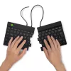 R-Go Tools Ergonomische Tastatur R-Go Split Break v2 mit Break-Software, ergonomische geteilte Tastatur, QWERTY (UK), Kabelgebunden, schwarz