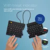 R-Go Tools Ergonomische Tastatur R-Go Split Break v2 mit Break-Software, ergonomische geteilte Tastatur, QWERTY (UK), Kabelgebunden, schwarz