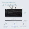 R-Go Tools Ergonomische Tastatur R-Go Split Break v2 mit Break-Software, ergonomische geteilte Tastatur, QWERTY (UK), Kabelgebunden, schwarz