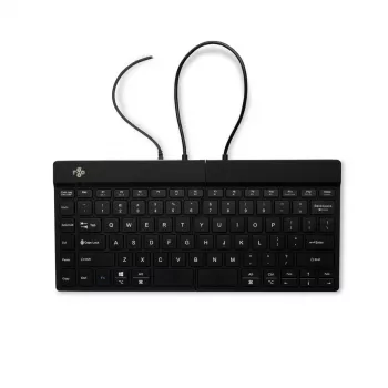 R-Go Tools Ergonomische Tastatur R-Go Split Break v2 mit Break-Software, ergonomische geteilte Tastatur, QWERTY (US), Kabelgebunden, schwarz