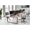 Schreibtisch-Monitorarm Neomounts DS60-600BL3 Klemme/Tischdurchführung 10–27 Zoll