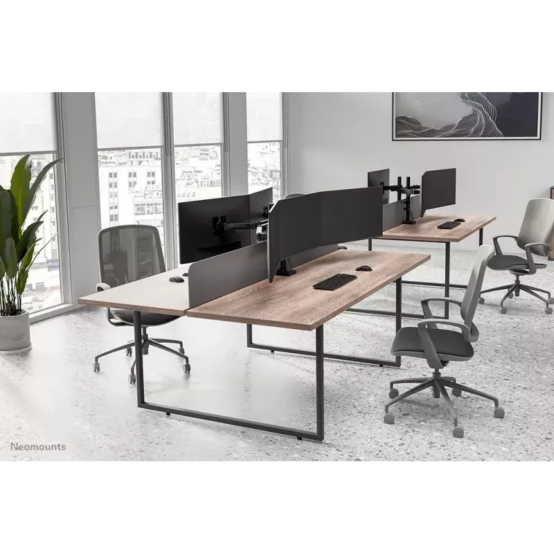 Schreibtisch-Monitorarm Neomounts DS60-600BL3 Klemme/Tischdurchführung 10–27 Zoll