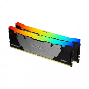 DIMM DDR4 16GB (2x8GB) Kingston FURY 3200MT/s 288-Pin CL16 1.35V mit RGB-Kühlkörper