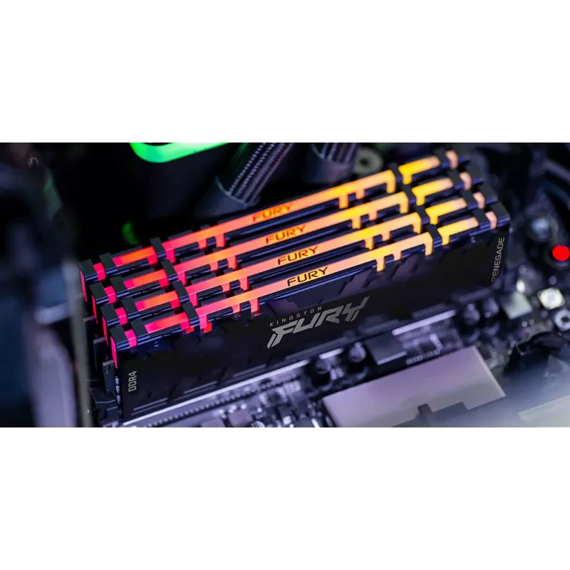 DIMM DDR4 16GB (2x8GB) Kingston FURY 3200MT/s 288-Pin CL16 1.35V mit RGB-Kühlkörper