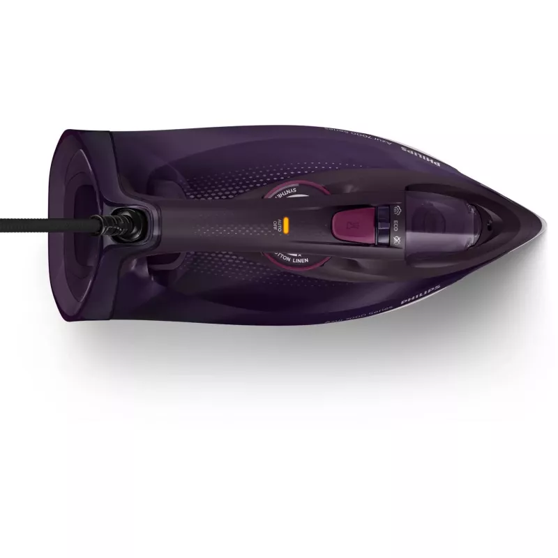 Philips 7000er-Serie DST7061/30 Bügeleisen Dampfbügeleisen SteamGlide Elite-Bügelsohle 3000 W Lila