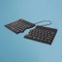 R-Go Tools Ergonomische Tastatur R-Go Split Break mit Pausensoftware, ergonomische geteilte Tastatur, QWERTY (US), Bluetooth, schwarz
