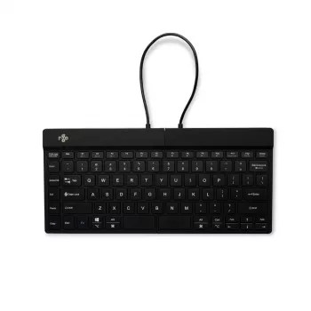 R-Go Tools Ergonomische Tastatur R-Go Split Break mit Pausensoftware, ergonomische geteilte Tastatur, QWERTY (US), Bluetooth, schwarz