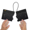 R-Go Tools Ergonomische Tastatur R-Go Split Break mit Pausensoftware, ergonomische geteilte Tastatur, QWERTY (US), Bluetooth, schwarz