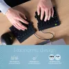 R-Go Tools Ergonomische Tastatur R-Go Split Break mit Pausensoftware, ergonomische geteilte Tastatur, QWERTY (US), Bluetooth, schwarz
