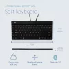 R-Go Tools Ergonomische Tastatur R-Go Split Break mit Pausensoftware, ergonomische geteilte Tastatur, QWERTY (US), Bluetooth, schwarz