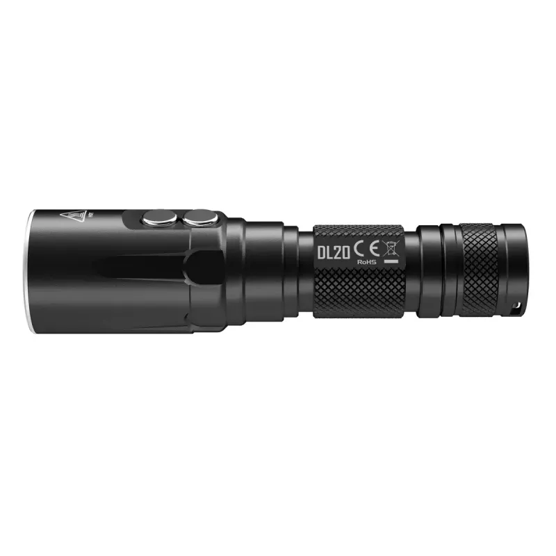 Handtaschenlampe Nitecore DL20 LED 1000 lm, 9 h Akkulaufzeit, schwarz, 135,5 g